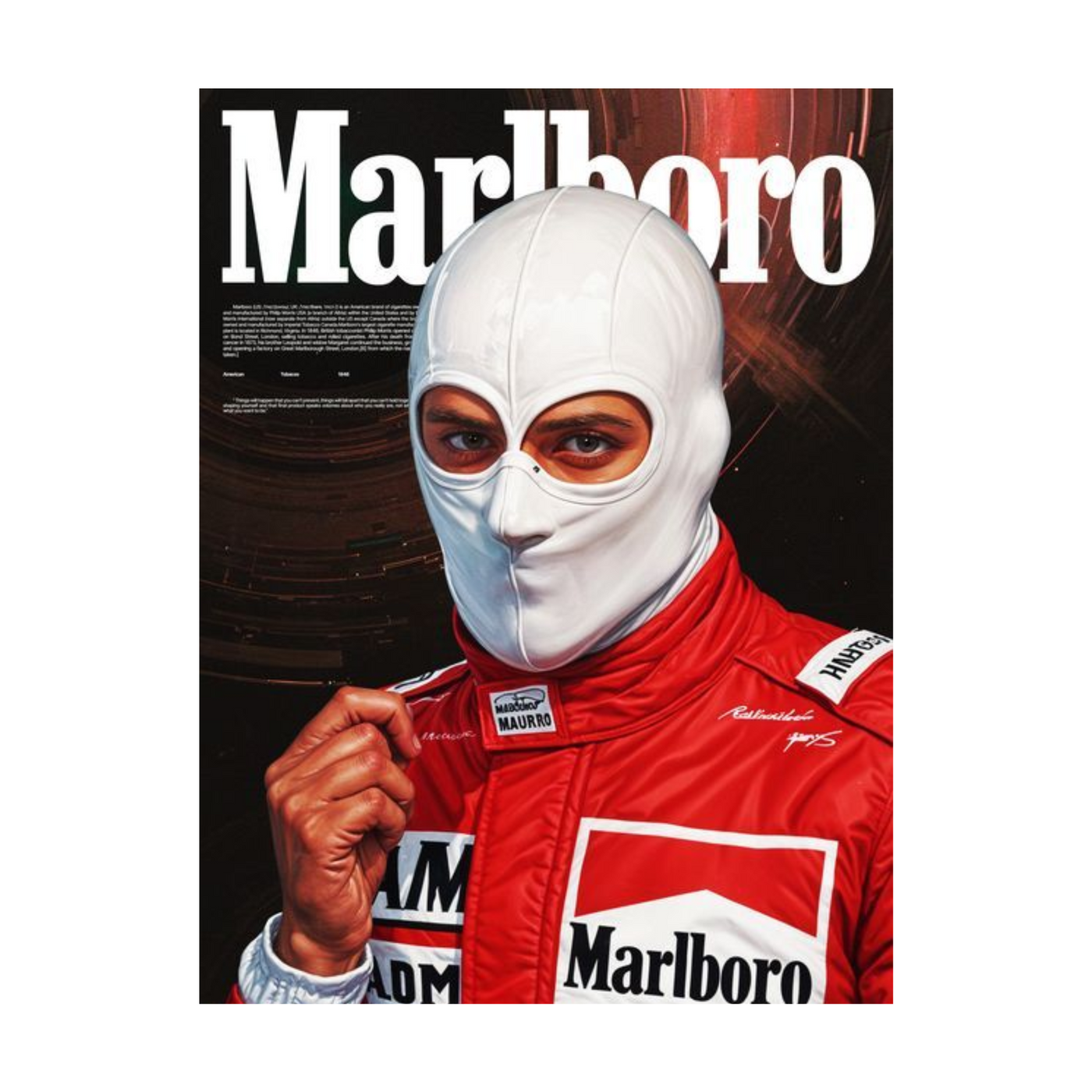 Niki Lauda F1 Magazine Wall Art