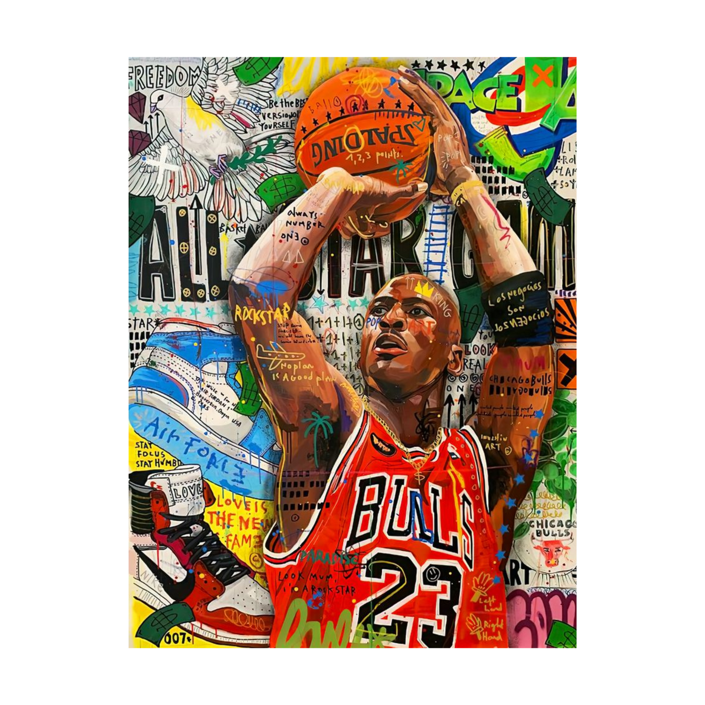 Michael Jordan Pop Wall Art