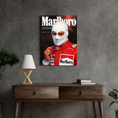 Niki Lauda F1 Magazine Wall Art