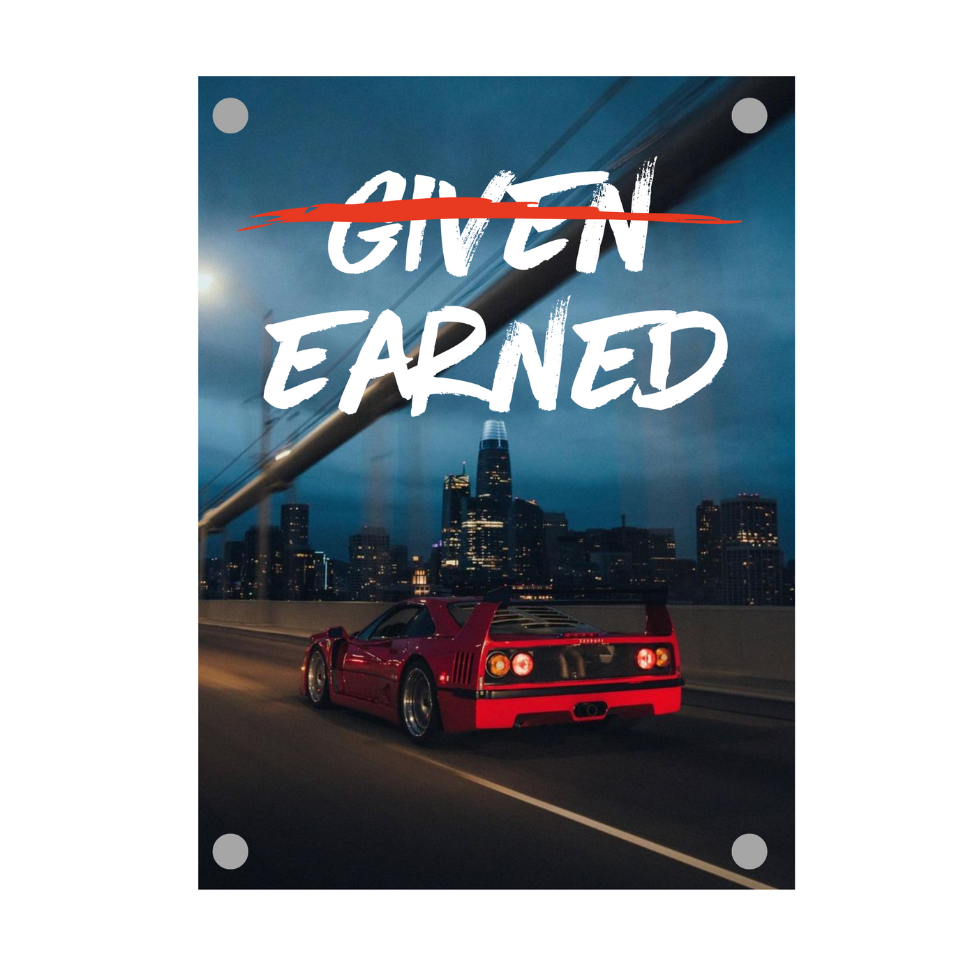 Earned Ferrari Art