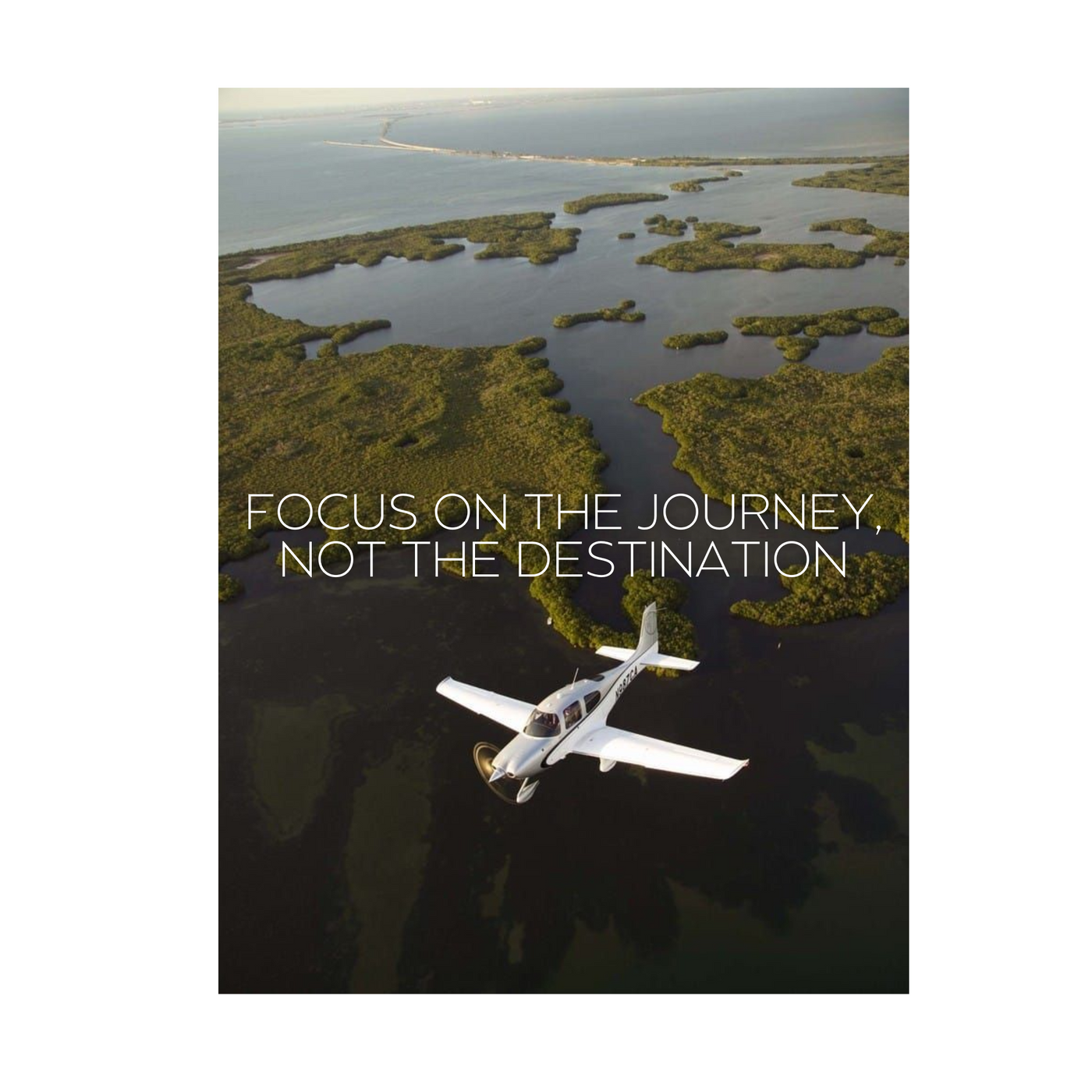 Destination Cirrus SR22 Plane Wall Art