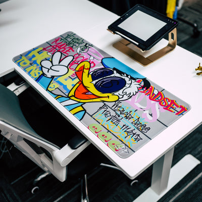 Graffiti Duck XXL Mousepad