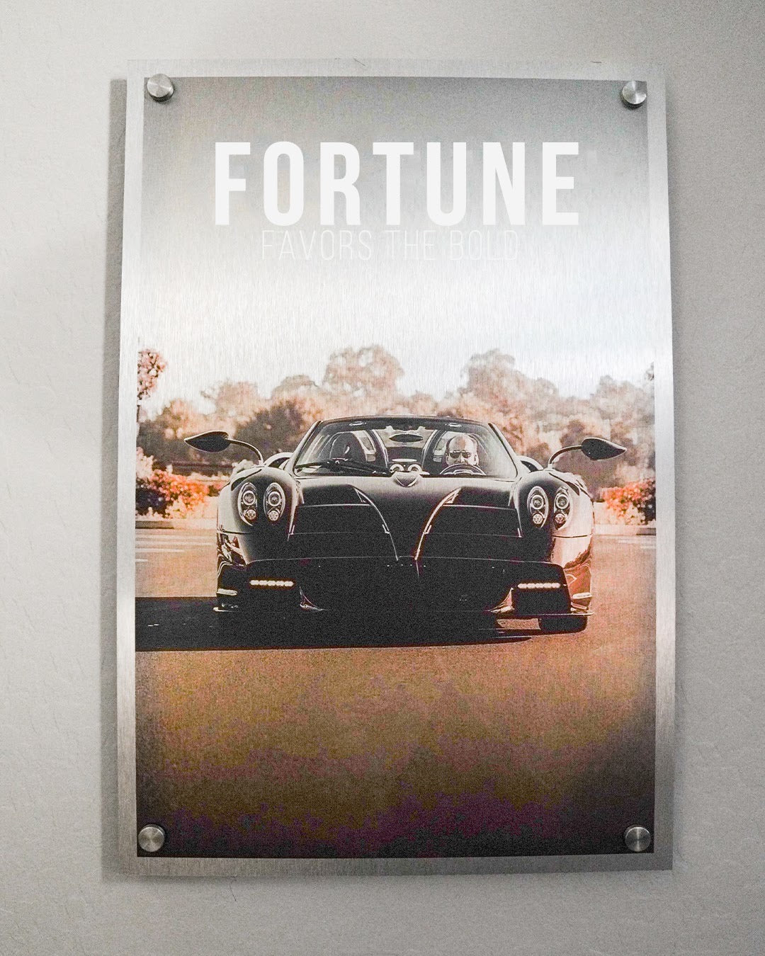 Fortune Favors The Brave Pagani Wall Art